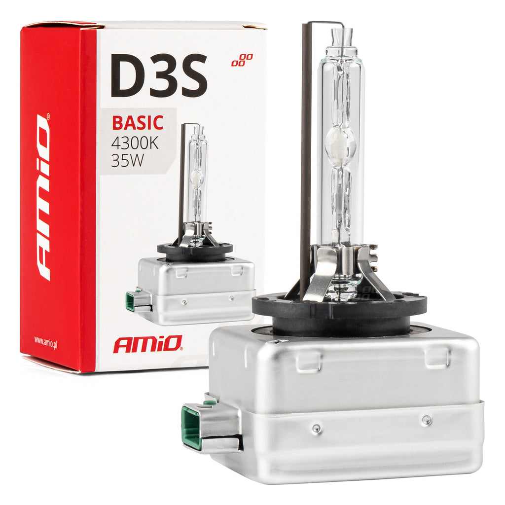 Xenon lamp type D3S 35W 4300K AMiO BASIC 02947 - AMiO 02947 - afbeelding 1