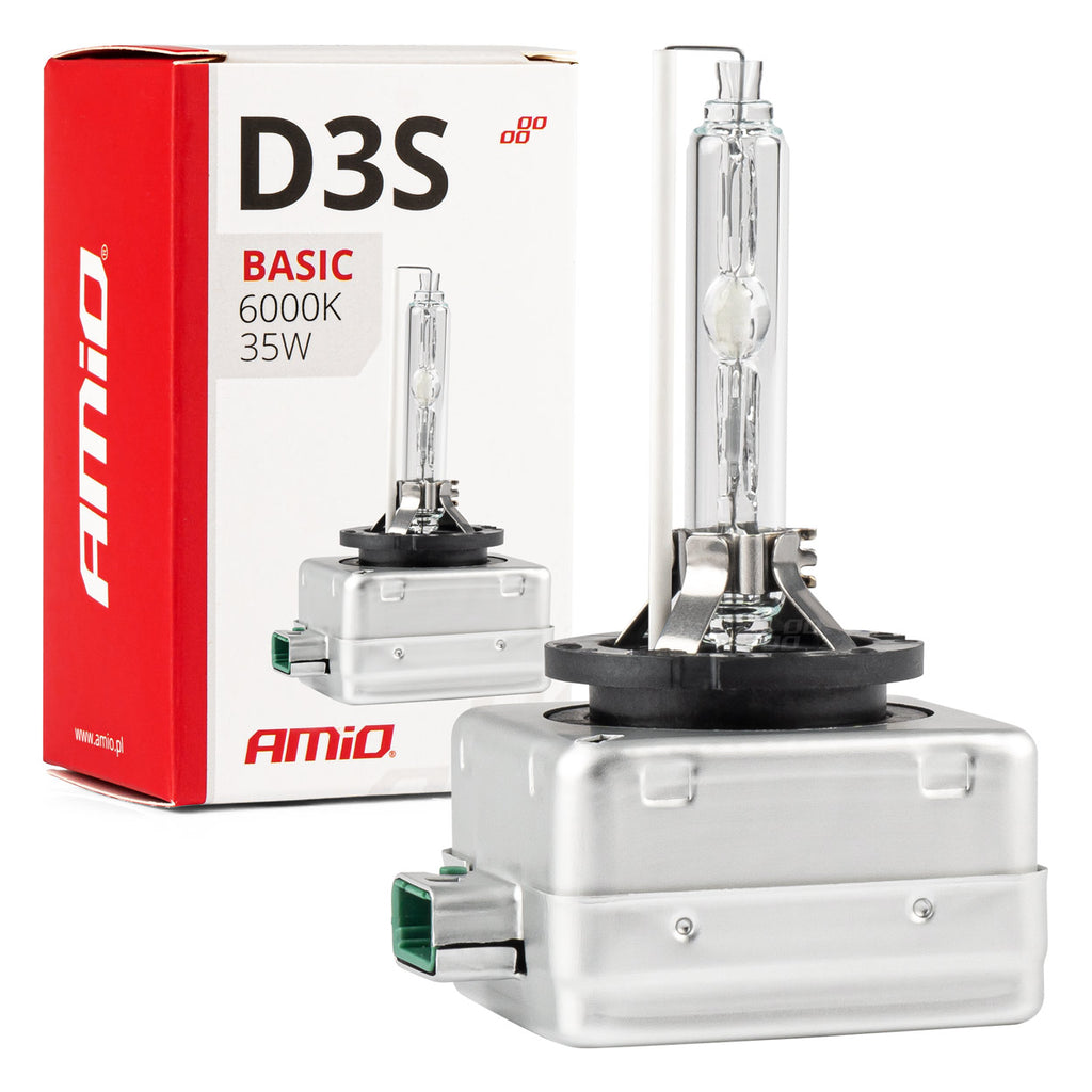 Xenon lamp type D3S 35W 6000K AMiO BASIC 02948 - AMiO 02948 - afbeelding 1
