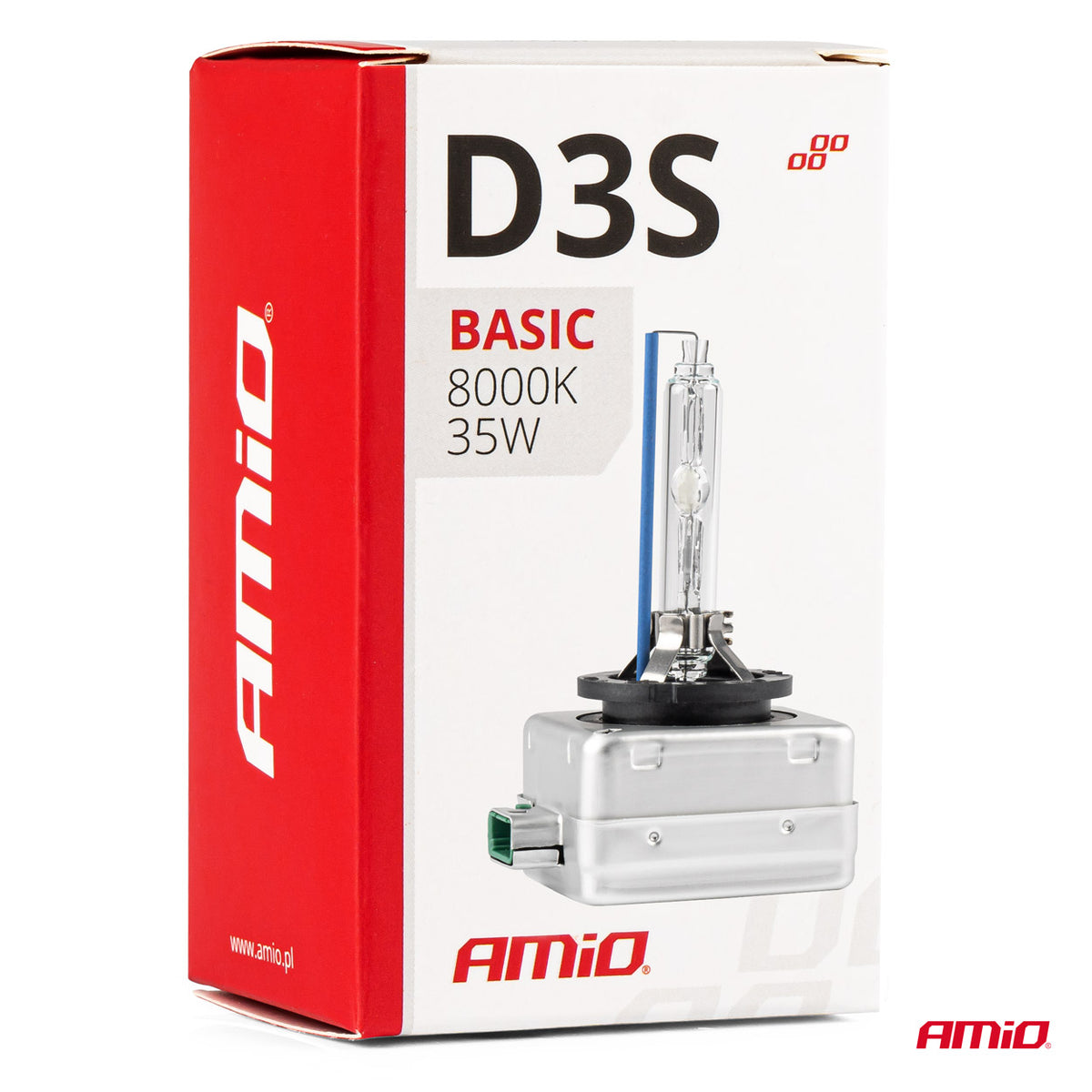 Xenon lamp type D3S 35W 8000K AMiO BASIC 02949 - AMiO 02949 - afbeelding 3