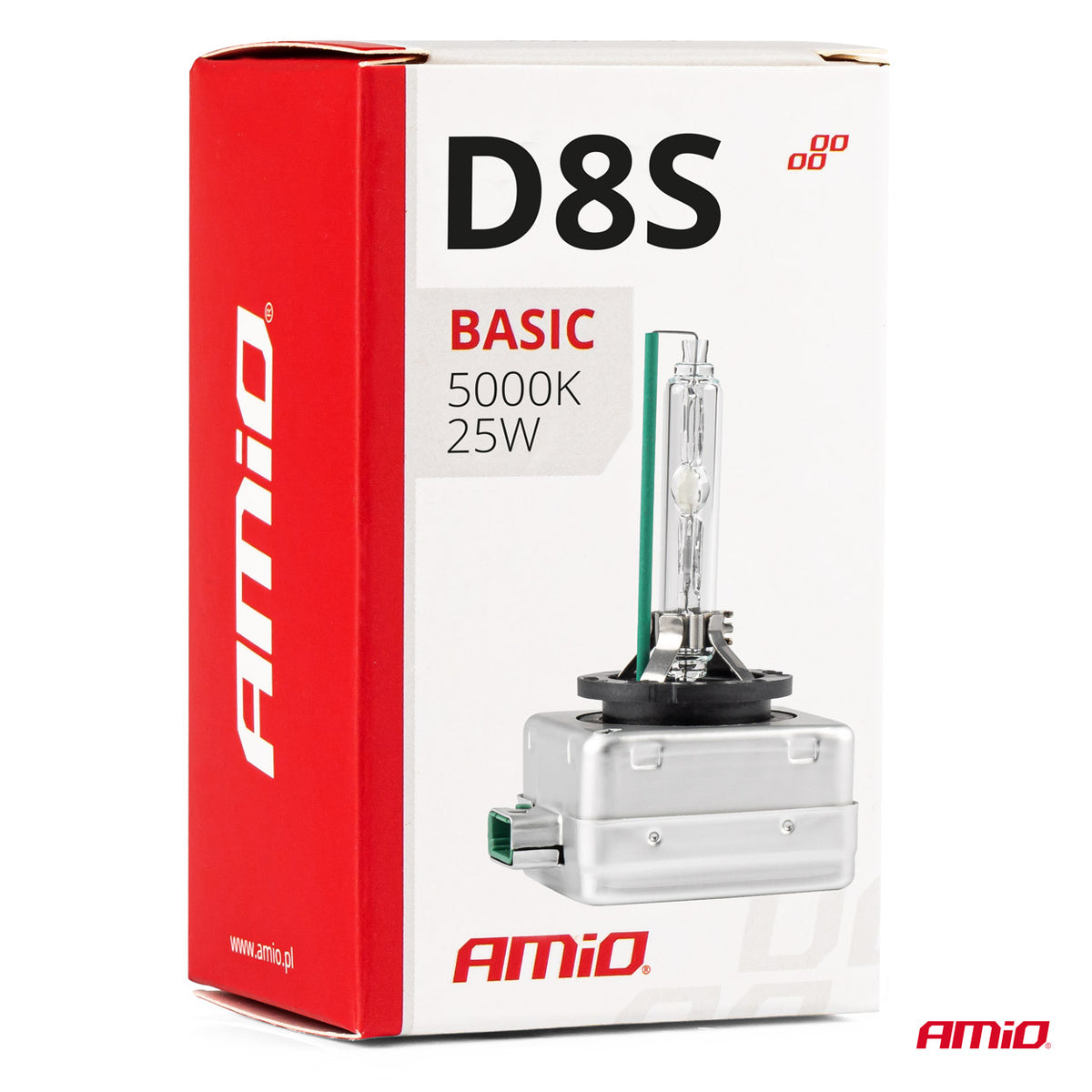Xenon lamp type D8S 35W 5000K AMiO BASIC 02952 - AMiO 02952 - afbeelding 3