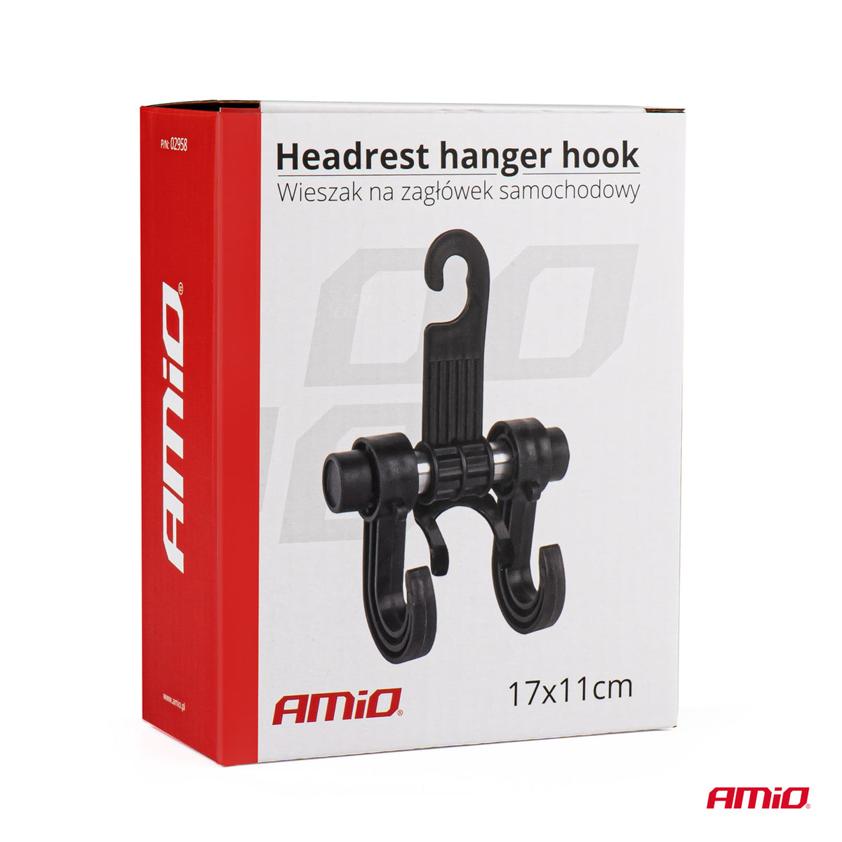 Ophanghaken voor autohoofdsteunen AMiO 02958 - AMiO 02958 - afbeelding 5