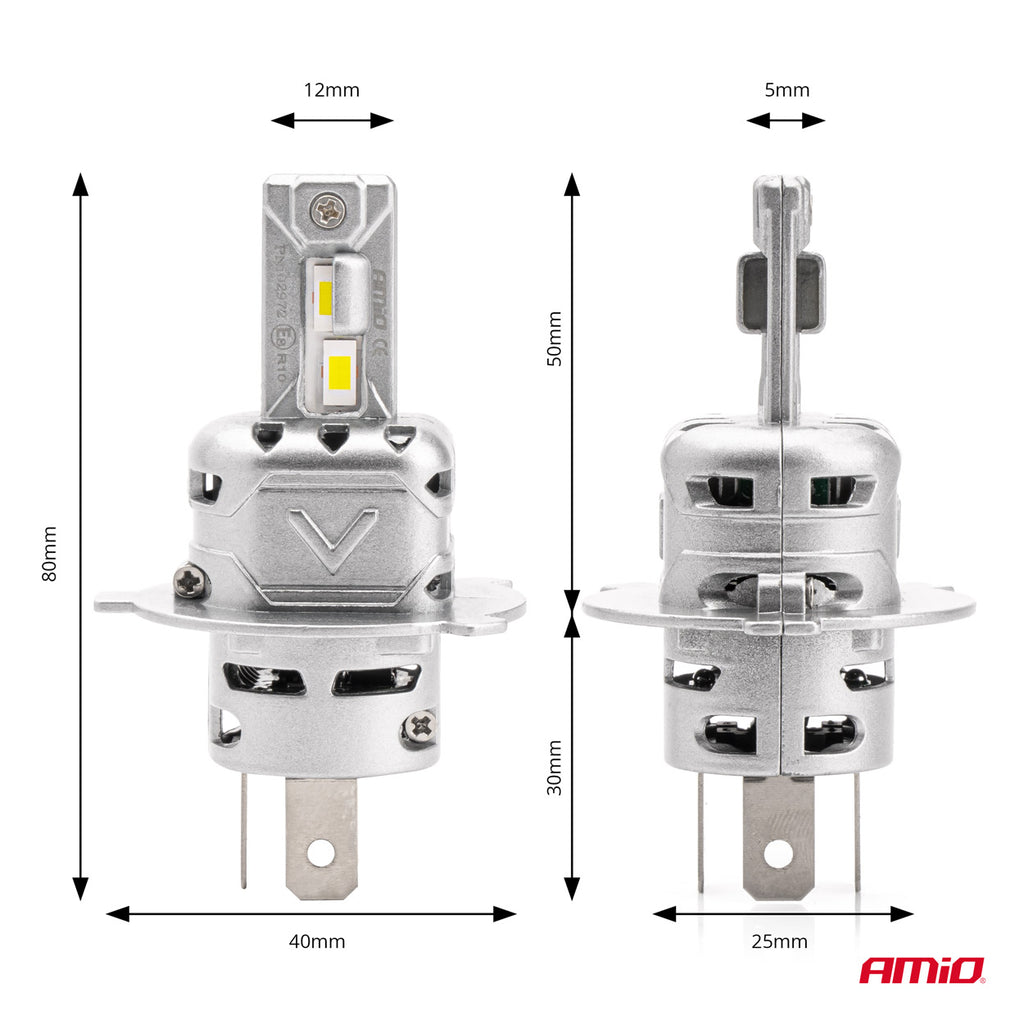 LED-koplampen X2-serie H4/H19 AMiO 02972 - AMiO 02972 - afbeelding 3