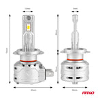 LED-koplampen X2-serie H7 AMiO 02973 - AMiO 02973 - afbeelding 3
