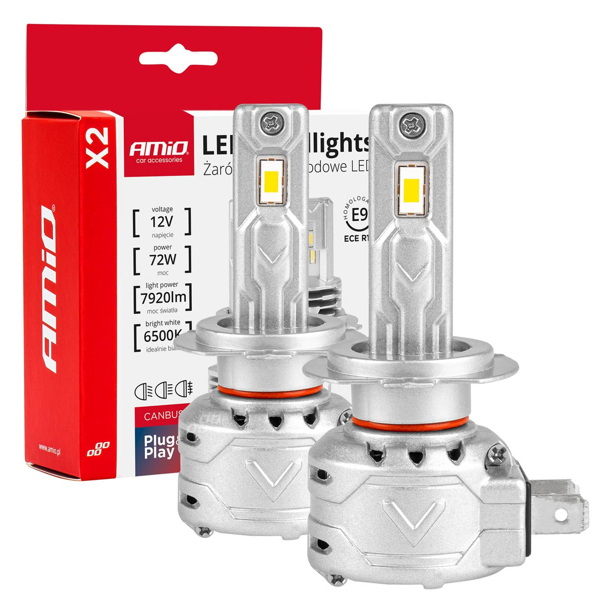 LED-koplampen X2-serie H7 AMiO 02973 - AMiO 02973 - afbeelding 4