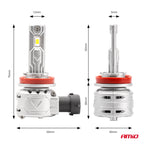 LED-koplampen X2-serie H8/H9/H11/H16 AMiO 02974 - AMiO 02974 - afbeelding 3
