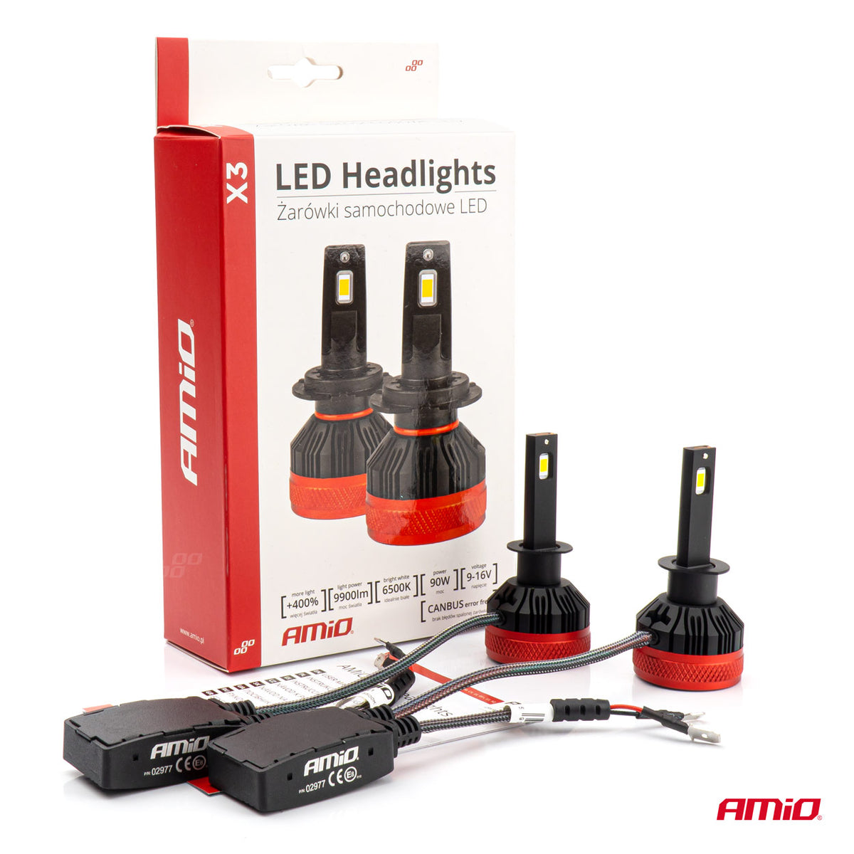 LED-koplampen X3-serie H1 AMiO 02977 - AMiO 02977 - afbeelding 6
