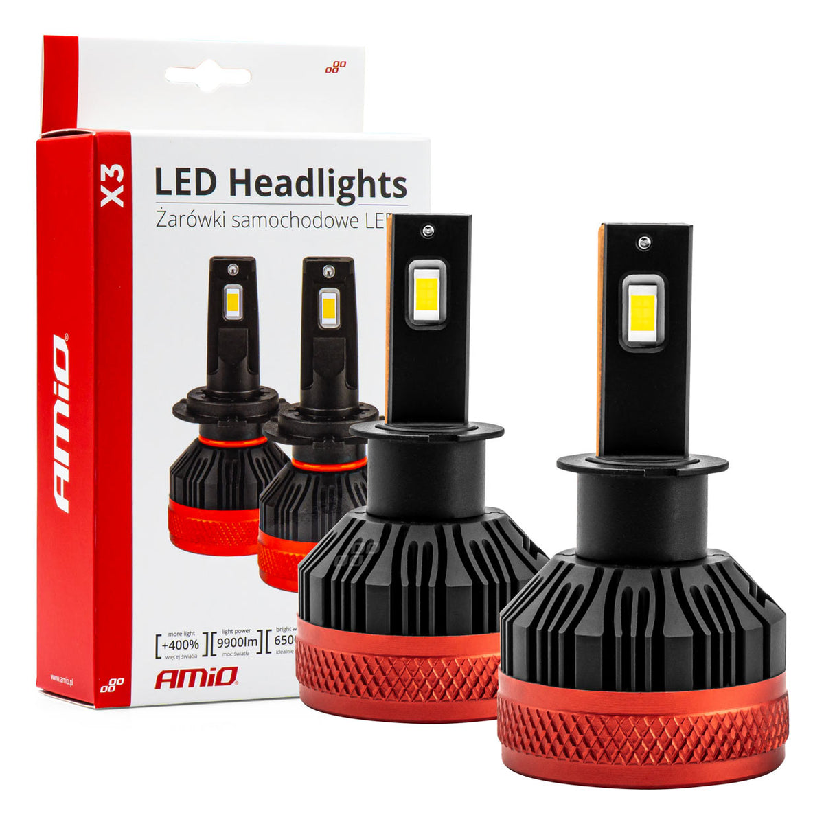 LED-koplampen X3-serie H3 AMiO 02978 - AMiO 02978 - afbeelding 4