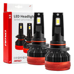 LED-koplampen X3-serie HB4 9006 AMiO 02983 - AMiO 02983 - afbeelding 1