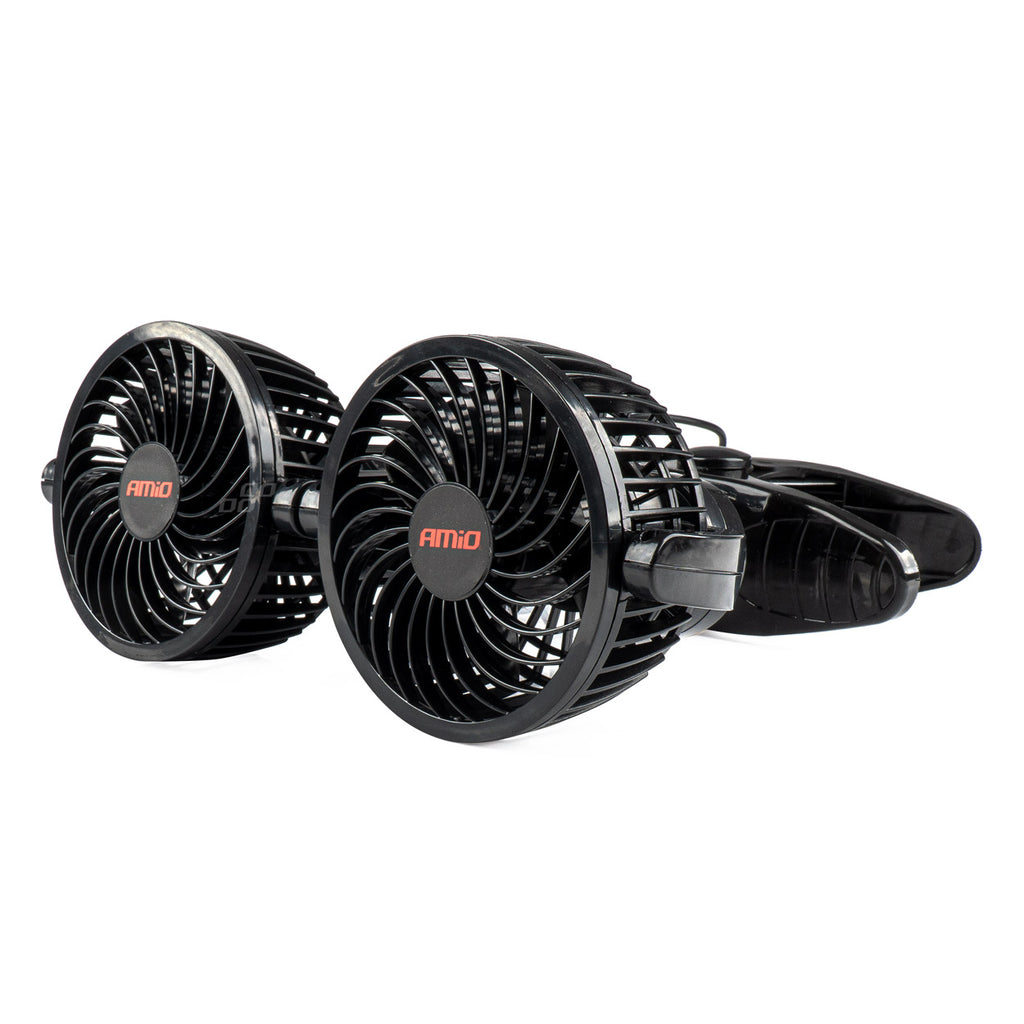 Autoventilator met clip 2x4 AMiO 03012 - AMiO 03012 - afbeelding 1