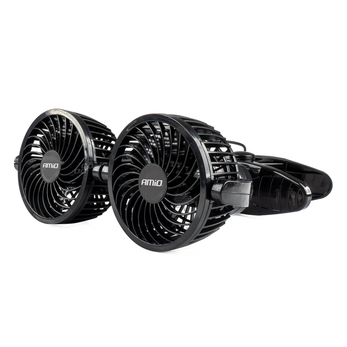 Autoventilator met clip 2x4 AMiO 03013 - AMiO 03013 - afbeelding 1