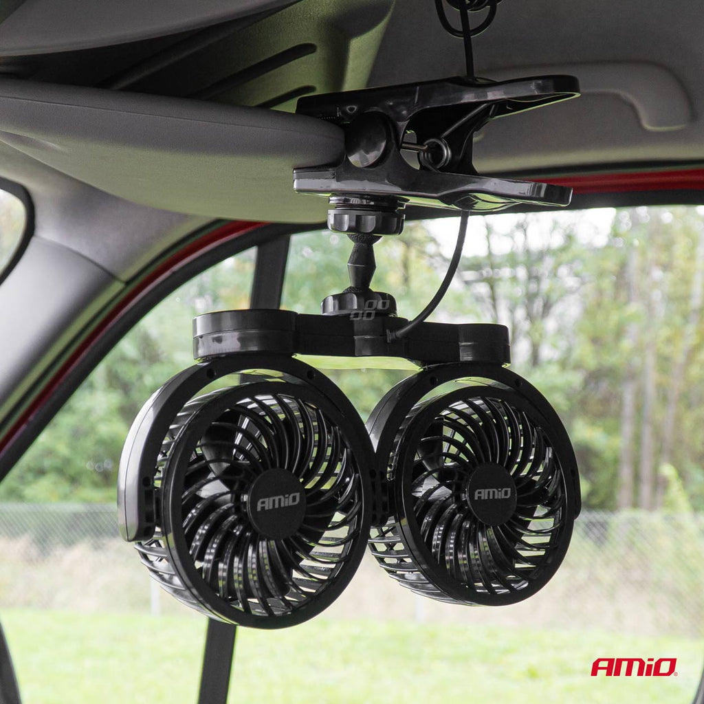 Autoventilator met clip 2x4 AMiO 03013 - AMiO 03013 - afbeelding 7