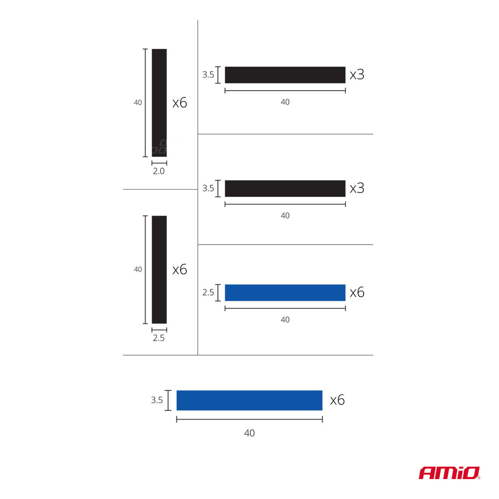 Krimpkous 36 stuks AMiO 03029 - AMiO 03029 - afbeelding 4