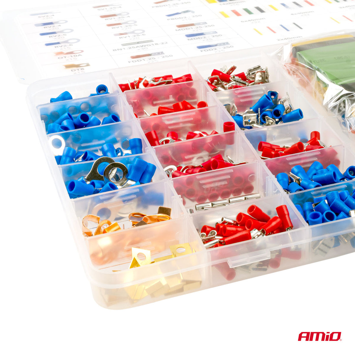 Connectoren en set krimpkousen AMiO 03031 - AMiO 03031 - afbeelding 2