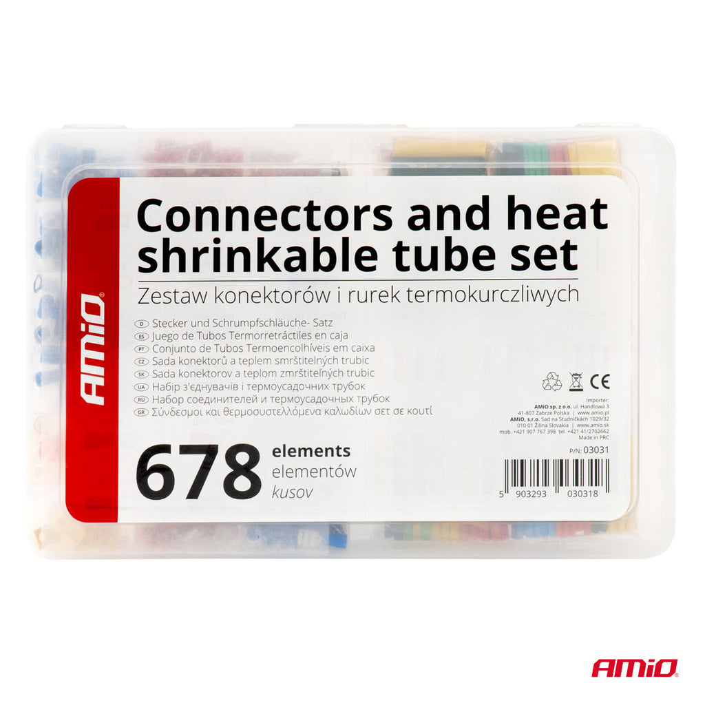 Connectoren en set krimpkousen AMiO 03031 - AMiO 03031 - afbeelding 5