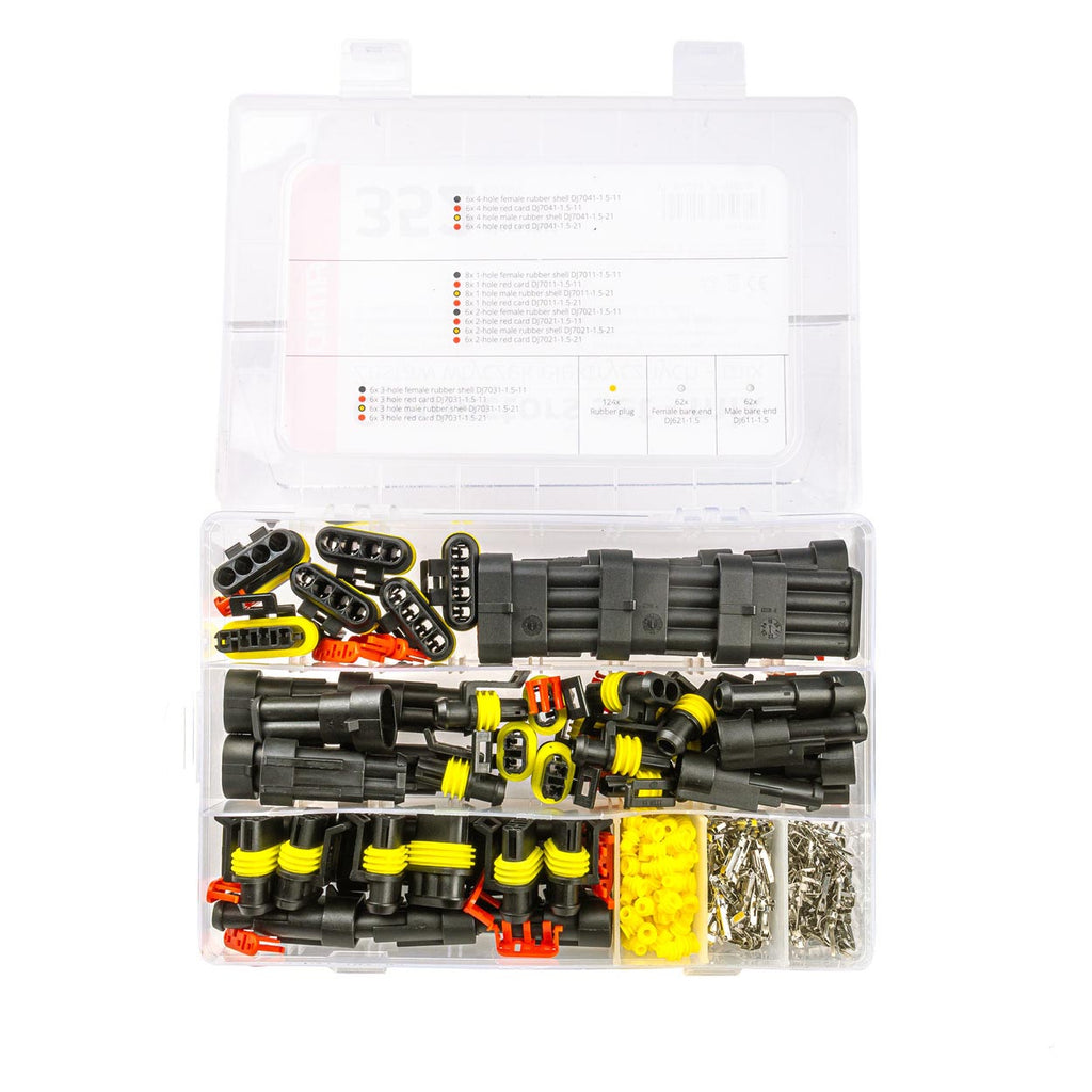 Connectoren set - mix 352 stuks AMiO 03035 - AMiO 03035 - afbeelding 1