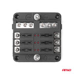 Zekeringkast set met neutrale lijn 6 sokken AMiO 03038 - AMiO 03038 - afbeelding 3