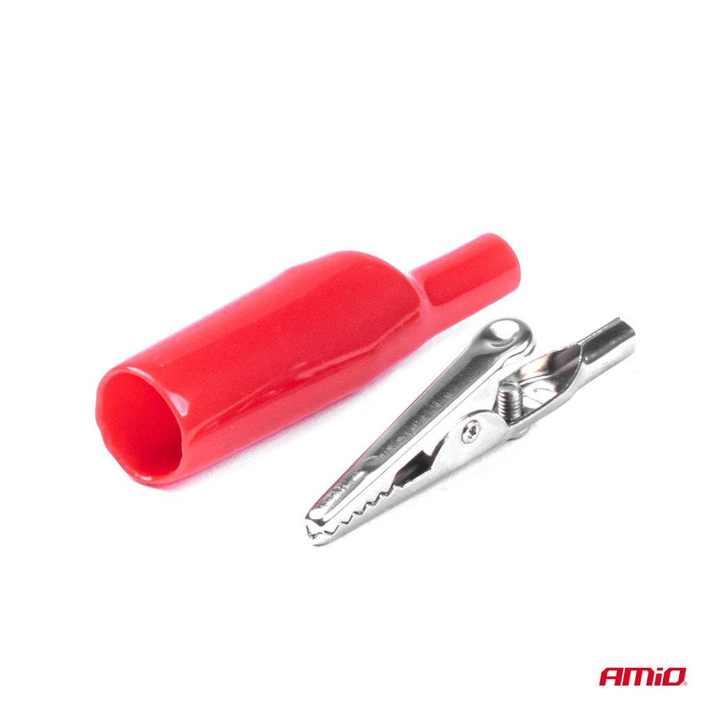 Krokodillenklemmen 2 stuks 5A 50mm AMiO 03045 - AMiO 03045 - afbeelding 3