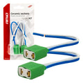 Keramische doppen 2 stuks H7 AMiO 03054 - AMiO 03054 - afbeelding 1