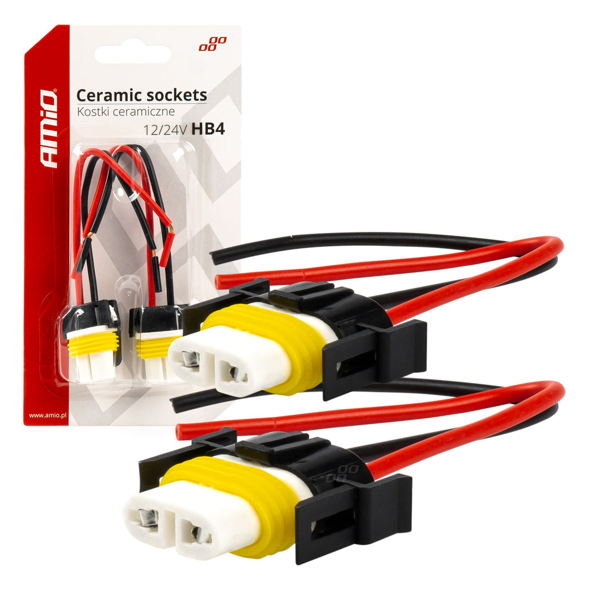 Keramische doppen 2 stuks HB4 9006 AMiO 03059 - AMiO 03059 - afbeelding 3