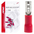 Kabelschoen eco 3,8 mm 0,5-1,5 mm2 10A 10 stuks AMiO 03060 - AMiO 03060 - afbeelding 1