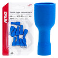 Kabelschoen eco 6,6 mm 0,75-2,5 mm2 15A 10 stuks AMiO 03068 - AMiO 03068 - afbeelding 1