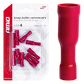 Kabelschoen eco 4mm 0.5-1.5mm2 10A 10 stuks AMiO 03072 - AMiO 03072 - afbeelding 1
