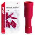Kabelschoen eco 4mm 0.5-1.5mm2 10A 10 stuks AMiO 03072 - AMiO 03072 - afbeelding 1