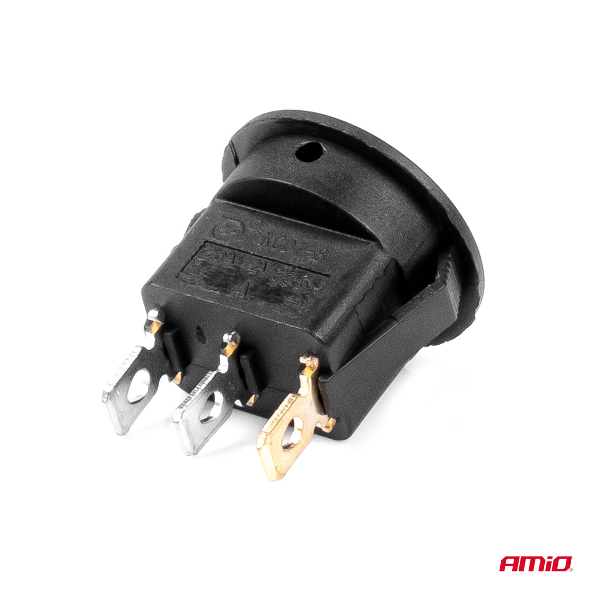 Ronde schakelaar met Geel Licht 12/24V max 20A AAN/UIT AMiO 03085 - AMiO 03085 - afbeelding 4