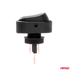 Elliptische schakelaar met rood licht 12/24V max30A AAN/UIT AMiO 03089 - AMiO 03089 - afbeelding 3
