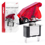 Tuimelschakelaar met kap met rood licht AMiO 03095 - AMiO 03095 - afbeelding 1