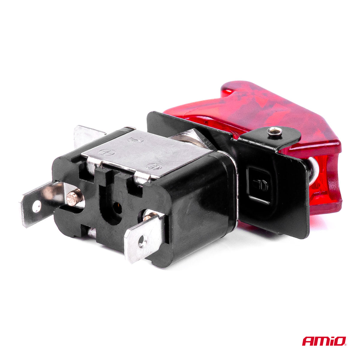 Tuimelschakelaar met kap met rood licht AMiO 03095 - AMiO 03095 - afbeelding 4