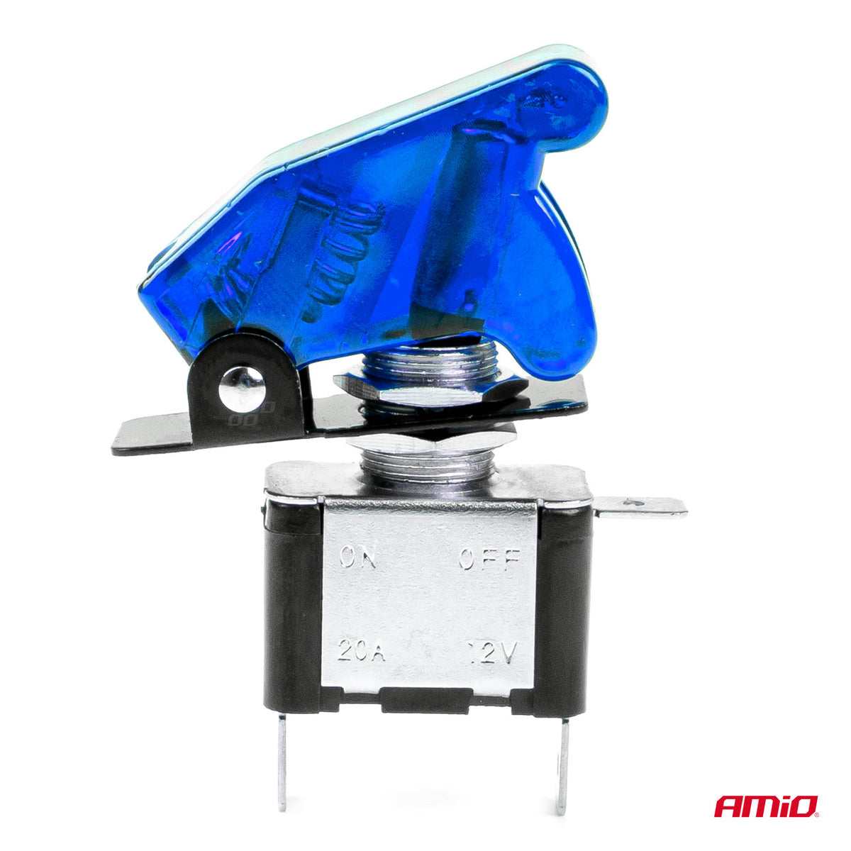 Tuimelschakelaar met kap met blauw licht AMiO 03096 - AMiO 03096 - afbeelding 3