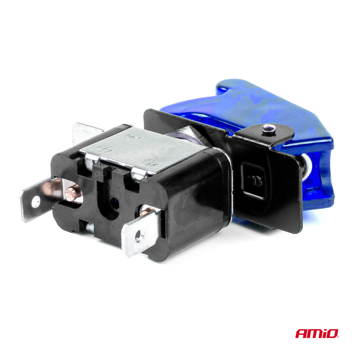 Tuimelschakelaar met kap met blauw licht AMiO 03096 - AMiO 03096 - afbeelding 4