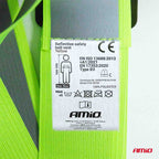 Reflecterend veiligheidsgordelvest groene kleur EN20471 AMiO 03104 - AMiO 03104 - afbeelding 3