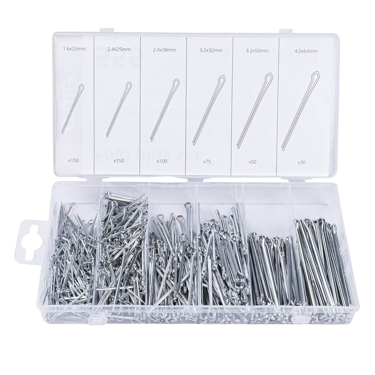 Vouw pinnen set doos 555st AMiO 03141 - AMiO 03141 - afbeelding 1