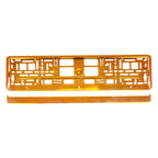 Kentekenplaat frame metallic oranje AMiO 03175 - AMiO 03175 - afbeelding 1