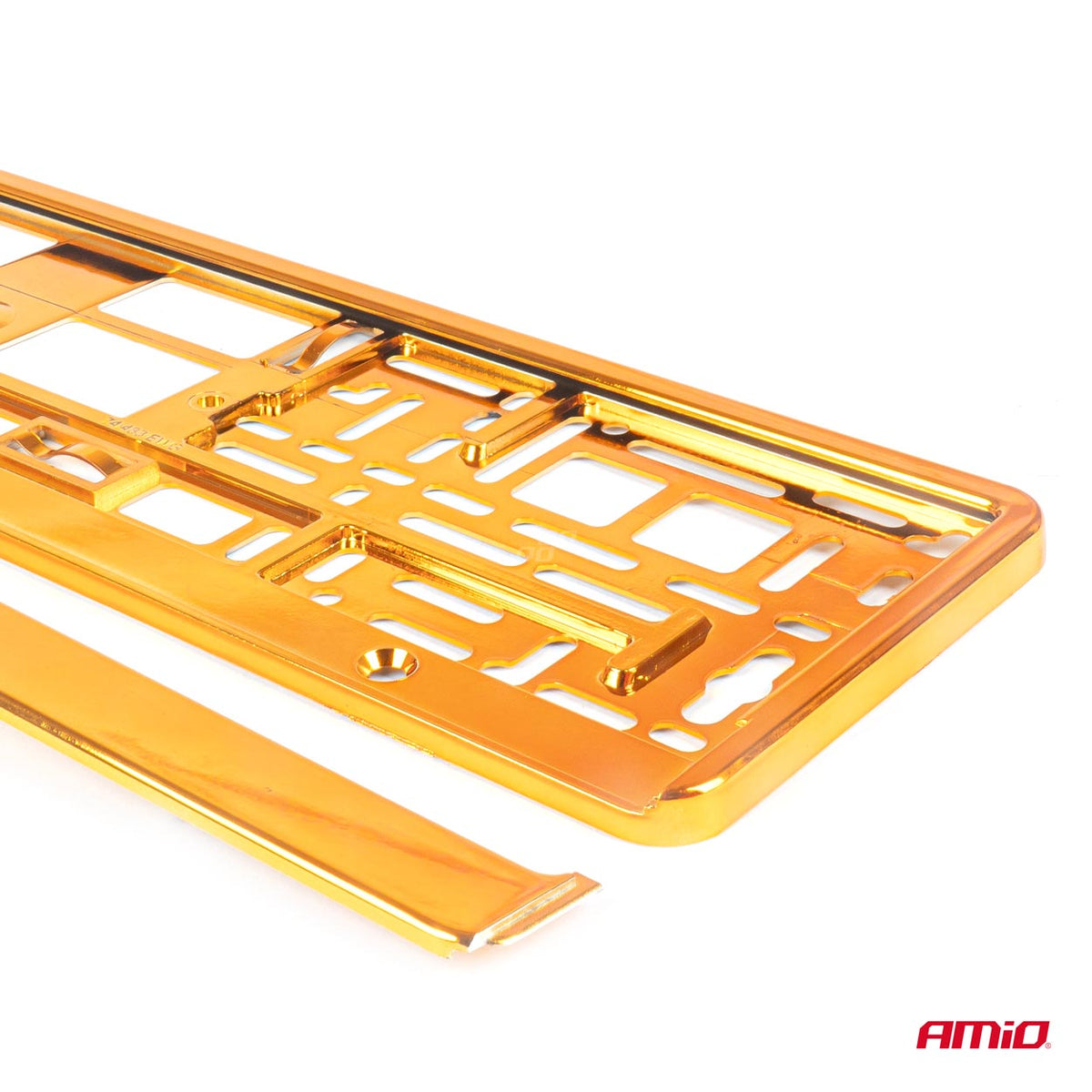 Kentekenplaat frame metallic oranje AMiO 03175 - AMiO 03175 - afbeelding 2
