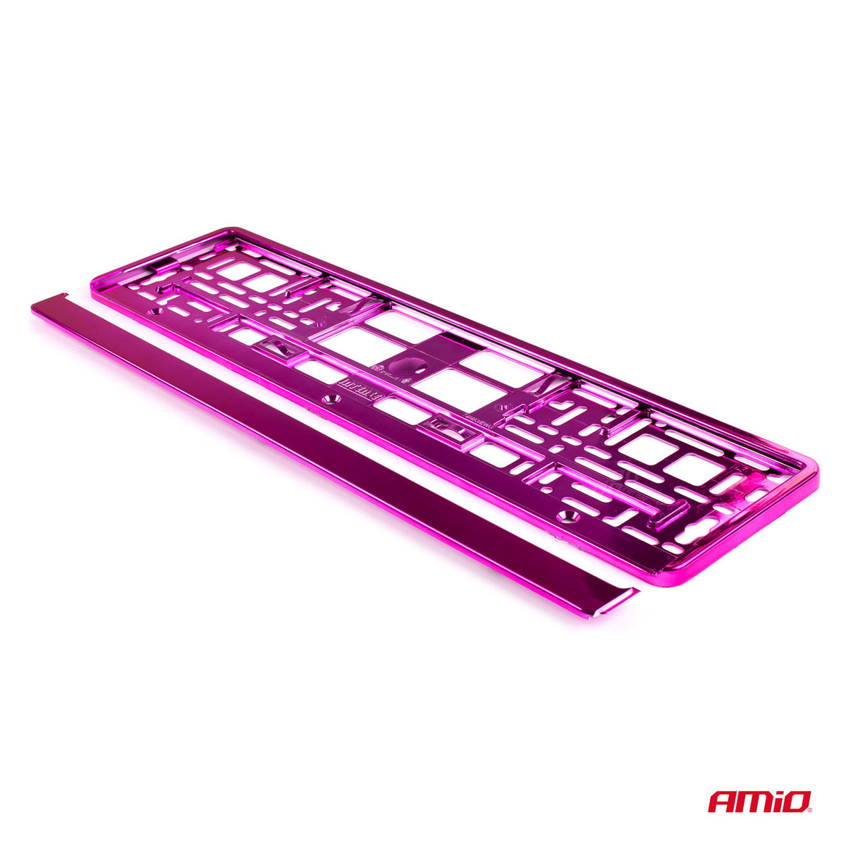 Kentekenplaat Frame - Roze metalic AMiO 03176 - AMiO 03176 - afbeelding 2