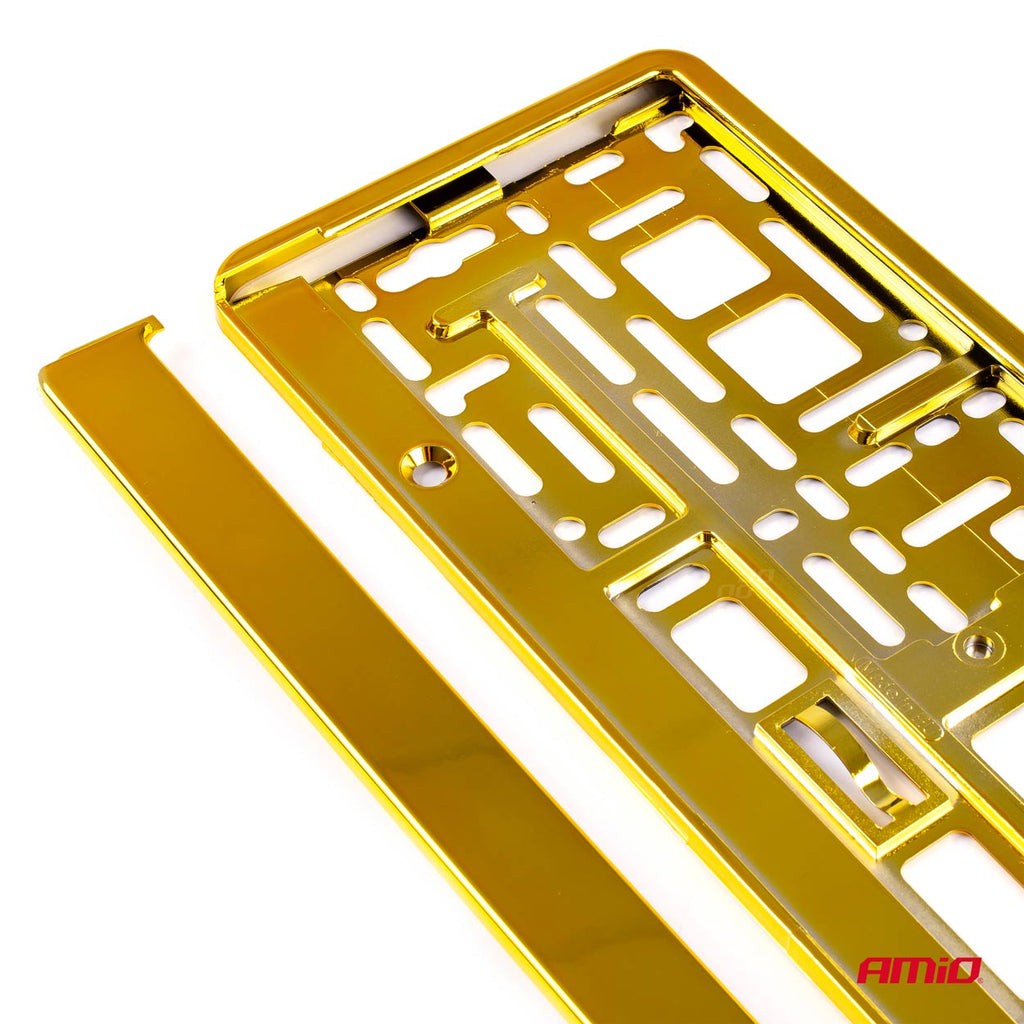 Kentekenplaat Frame - GOUD metalic AMiO 03179 - AMiO 03179 - afbeelding 3