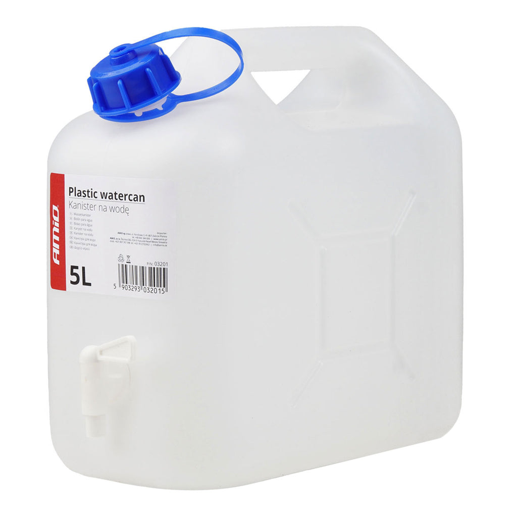 Waterkan met kraan 5L kunststof AMiO 03201 - AMiO 03201 - afbeelding 1