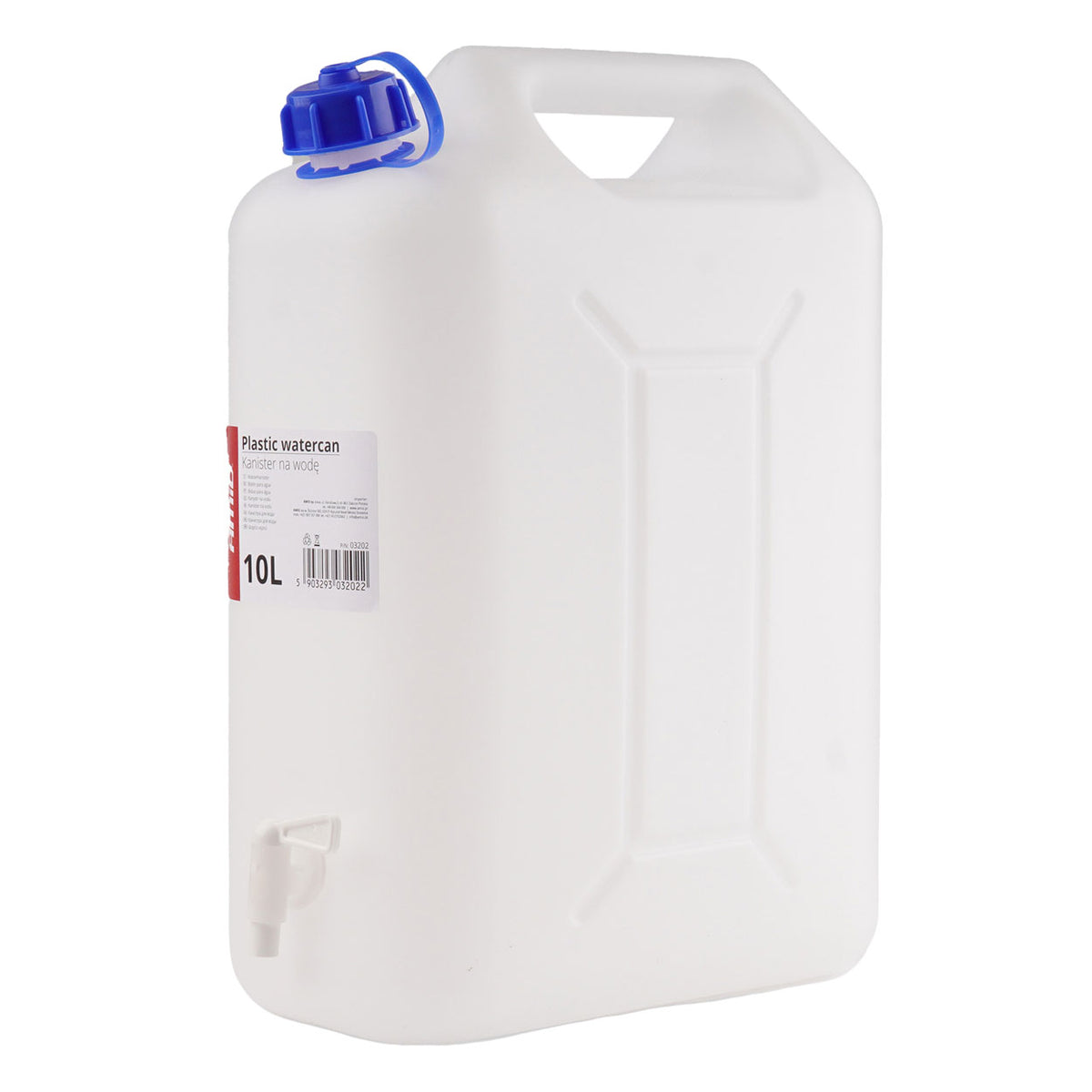 Waterkan met kraan 10L kunststof AMiO 03202 - AMiO 03202 - afbeelding 1