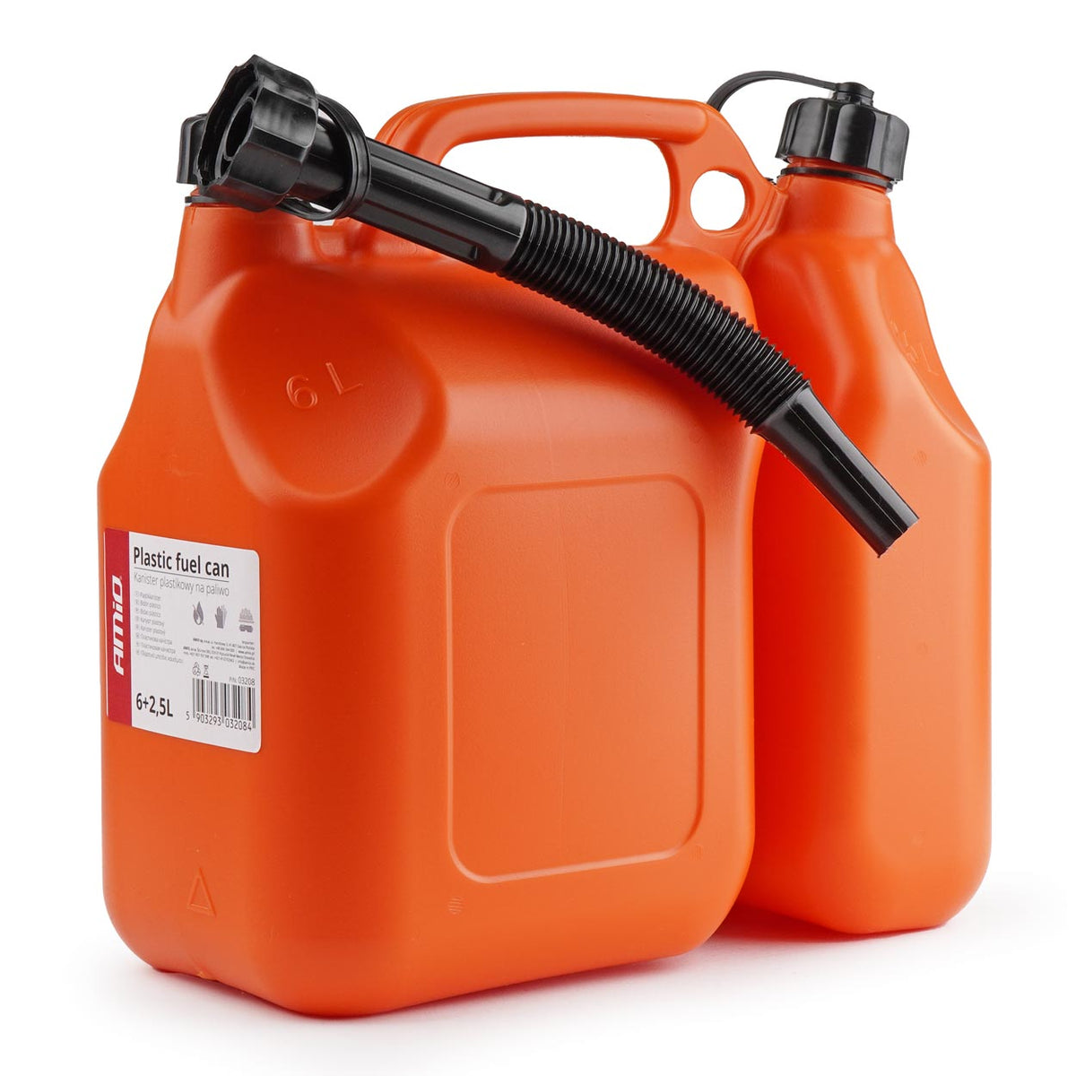 Kunststof brandstofblik tweekamer 6L + 2,5L AMiO 03208 - AMiO 03208 - afbeelding 3