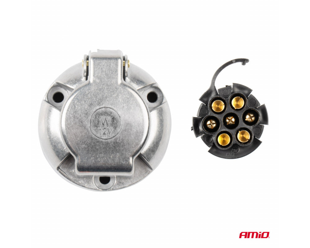 Aanhanger stopcontact 7PIN ALU