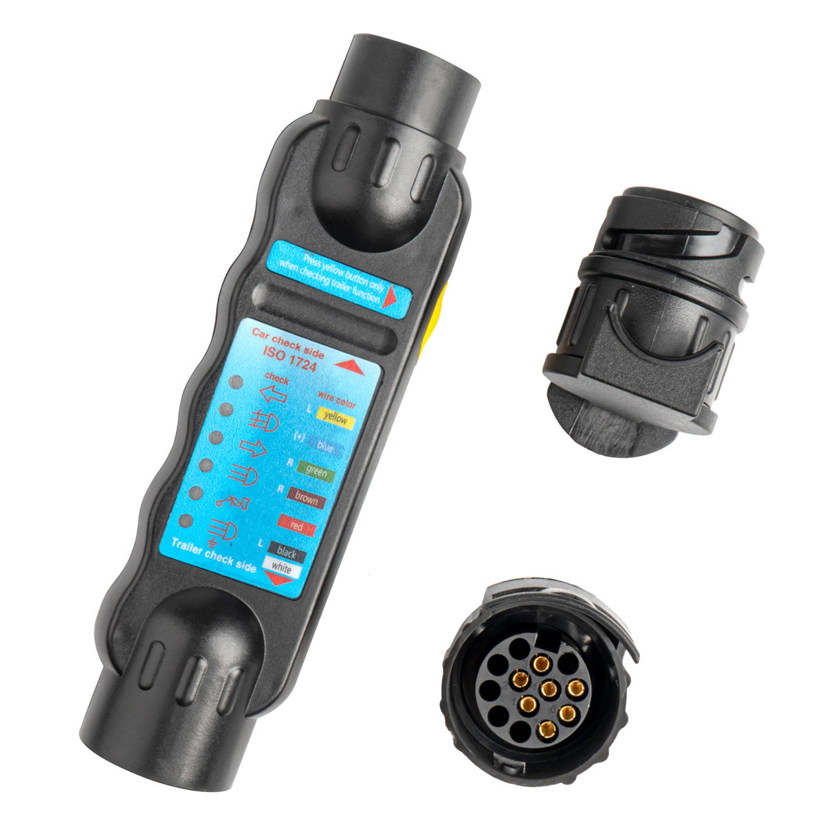 Stekker- en stopcontacttester 7/13PIN AMiO 03225 - AMiO 03225 - afbeelding 1