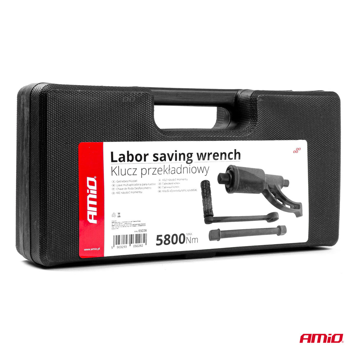 Arbeidsbesparende sleutelset in BOX 5800Nm AMiO 03228 - AMiO 03228 - afbeelding 7