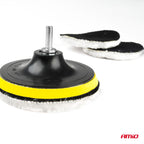 Wol Polijstpads Set 5 stuks AMiO 03236 - AMiO 03236 - afbeelding 2