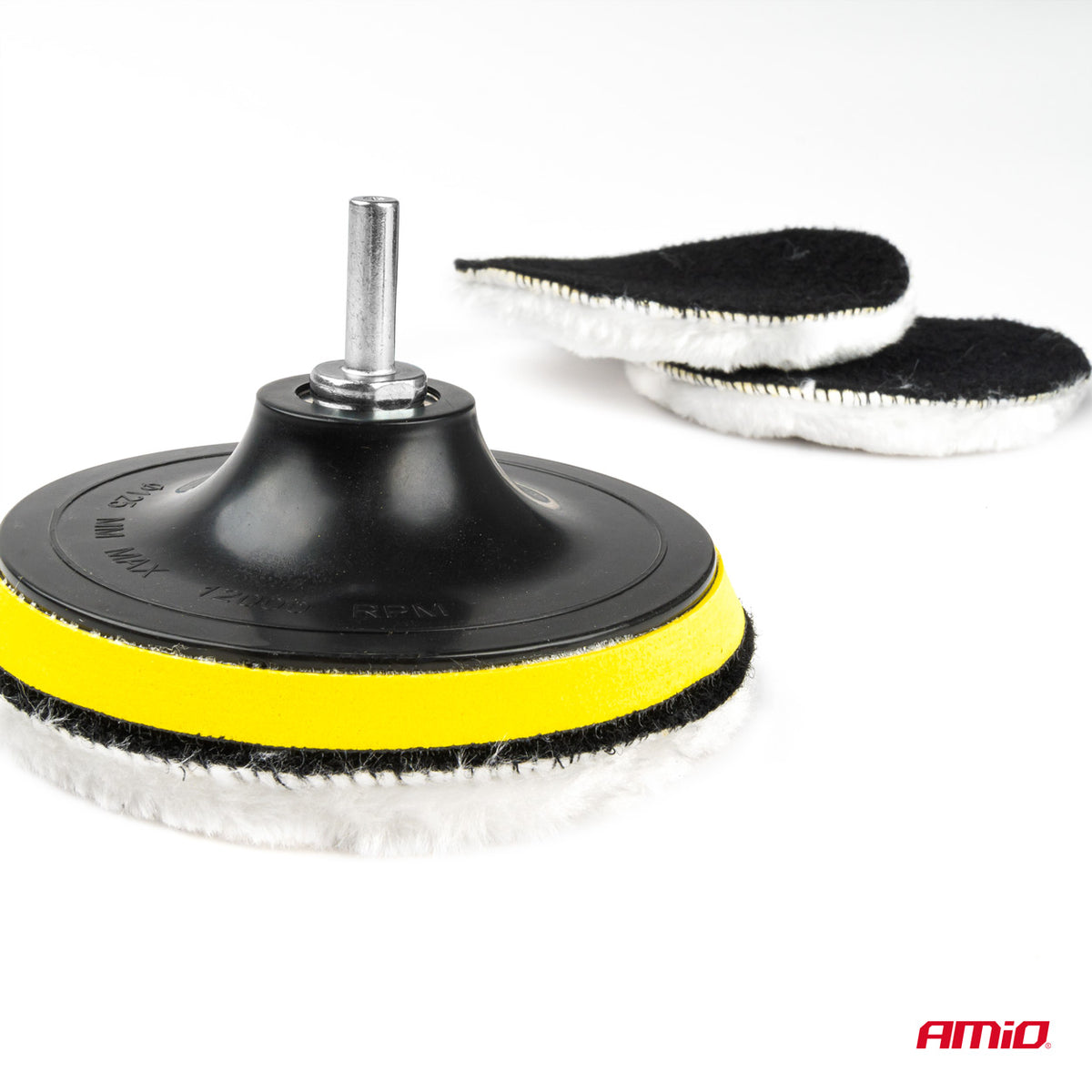 Wol Polijstpads Set 5 stuks AMiO 03236 - AMiO 03236 - afbeelding 2