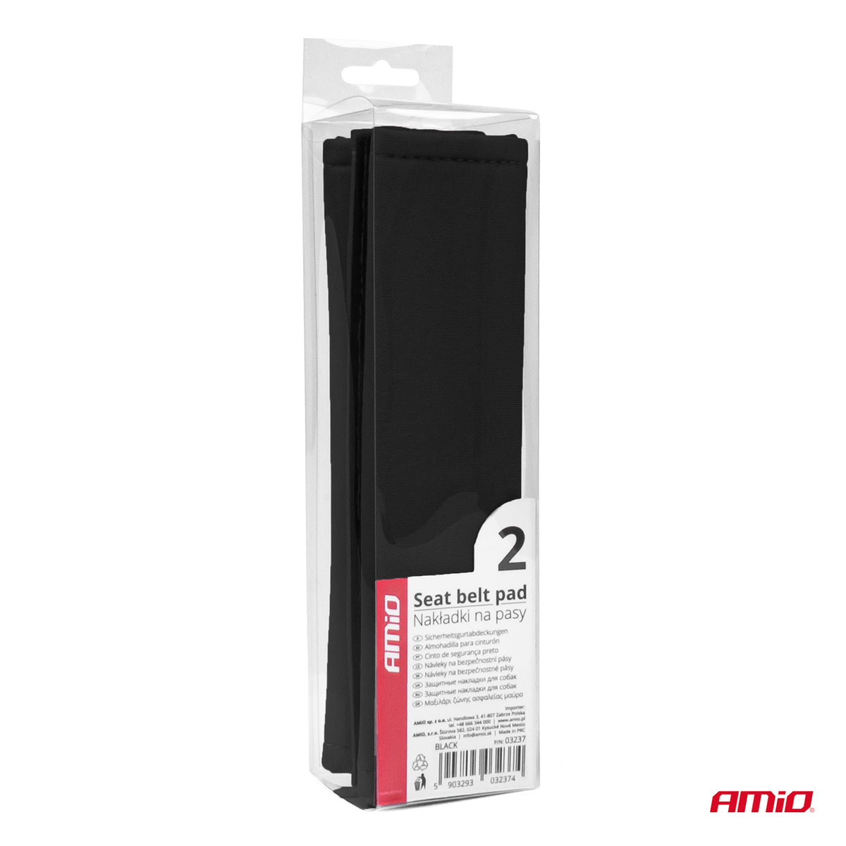 Gordelkussen zwart 2-delige set AMiO 03237 - AMiO 03237 - afbeelding 4