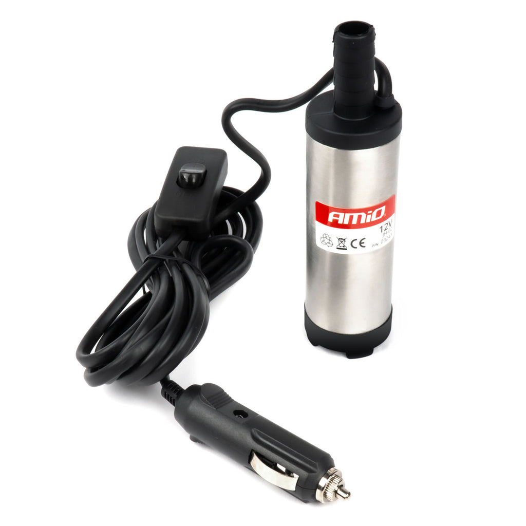 Elektrische dieselpomp 12V/230V dompelpomp diameter 38 mm set met slang AMiO 03243 - AMiO 03243 - afbeelding 6