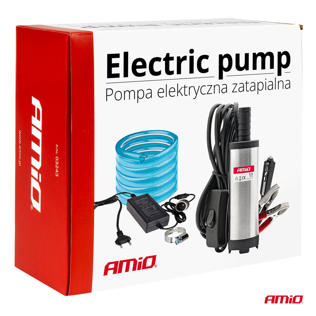 Elektrische dieselpomp 12V/230V dompelpomp diameter 38 mm set met slang AMiO 03243 - AMiO 03243 - afbeelding 11